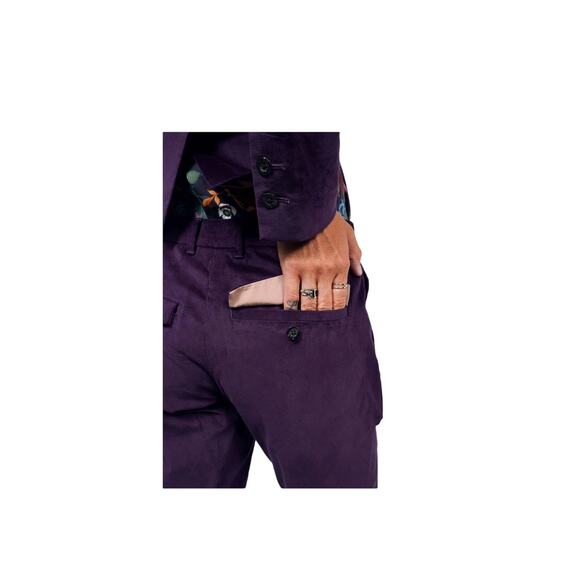 Wildfang Empower Velvet Trousers Black Dress Pants Size Small - Picture 6 of 6